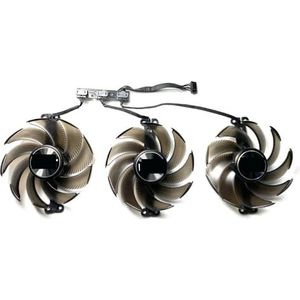 Vervangende ventilator voor PALIT voor GeForce RTX4070tiS 4080 4090 GameRock grafische kaart TH9520B2H-PCB01(Set of three fans)