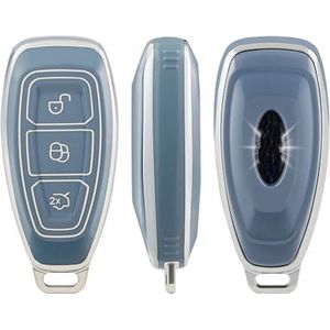 Autosleutel beschermhoes TPU Auto Smart Key Case Cover Shell Voor Ford Voor Focus 3 4 ST Voor Mondeo MK3 MK4 Voor Fiesta Voor Fusion Voor Kuga Bescherm Accessoires Sleutel Shell(3)