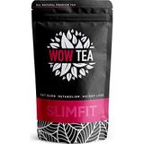 WOW TEA SlimFit Thee - Natuurlijke lichaamsvormende thee | Snelwerkende kruiden voor gewichtsverlies | Taille afslankthee | Groene theecomplex | F-Burning Biologische Thee | 150g, Made in EU