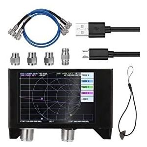 Spectrumanalysator, 3G SAA-2N VNA V2 Antenne -analyser kortegolf Hf vhf uhf Met 4,0 inch TFT LCD Aanraken van displace vector netwerkanalyseterkit