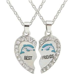 Fako Bijoux® - Vriendschapsketting - Best Friends - Dolfijn