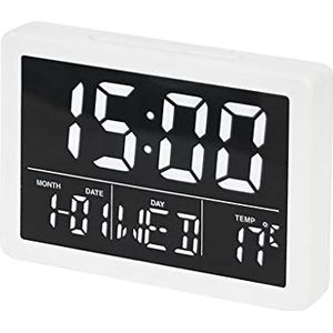EDFCVG LED Muziek Wekker Voice Control Date 12/24H Electronic Table Clock Night Mode Snooze Digitale klokken for Woonkamer(3-Pack)
