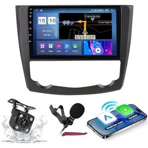 Android 14 Autoradio Navi voor R-enault Kadjar (2015-2017) 9 ""QLED-scherm autoradio met draadloze Carplay Android Auto GPS-navigatie met Bluetooth5.0 HIFI FM 5G-WiFi SWC RDS MIC,M150s