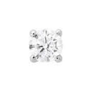 Men's single earring with light point in 9Kt White Gold Stroili L'Homme Or 1429383