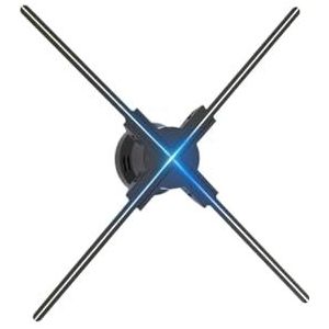 60 cm 3D Hologram Fan Projector LED Teken Holografische Speler Ondersteuning Afbeelding Video Shop Bar Party Reclame Display Licht