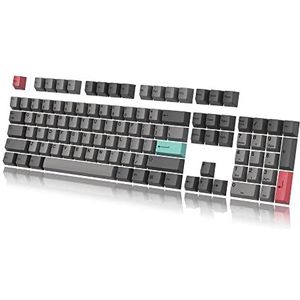 Custom Keycaps | Dye Sublimation PBT Keycap Set for Mechanical Keyboard | 139 Keys | Cherry Profile | ANSI US-Layout | Compatible with Cherry MX, Gateron, Kailh, Outemu | Stealth Dolch