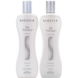 Biosilk Silk Therapy Duo Set Shampoo en Conditioner, 340 ml