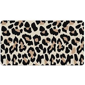 Luipaard Patroon Mode Bureau Muismat Antislip Gaming Muismat Accessoires Decor 40X75cm