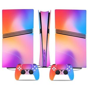 Voor PS5 PRO Skin Digital Edition Console En Controller Vinyl Cover Skins Wraps Krasbestendig, Compatibel Met Voor PS5 Digital Edition Pro 03823 Geen Schuimvorming Bubbelvrij