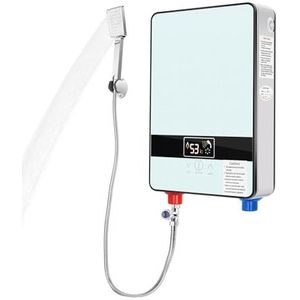 Elektrische mini-doorstroomboiler, 6500 W, 220 V, tankloos warm water, set, digitaal, elektronisch geregelde kleine doorstroomboiler, waterheater voor de douche in de badkamer