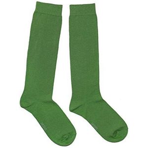 Weri Spezials Dames kniekousen in zeer modieuze kleuren - goede pasvorm en zacht katoen. (39-42, grasgroen), grasgroen