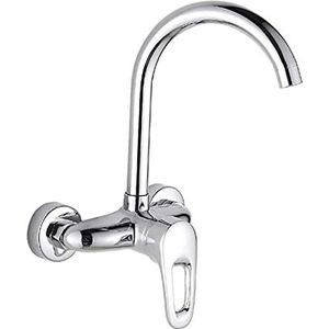 Kitchen Sink Mixer Taps Chrome 360° Rotatable Kitchen Taps Mixer Single Lever Tap Kitchen Sink Tap-B,A