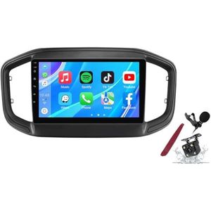 Android 14 Autoradio Sat Navi voor F-iat Strada (2020-2021) 9 Inch Touchscreen Multimedia Speler met Draadloze Carplay GPS Navigatie FM RDS Bluetooth 5G-WiFi SWC DSP,M100s