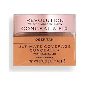 MakeUp Revolution Rev Conceal and Fix Ultimate Coverage Conceal Conceal & Fix Deep TAN