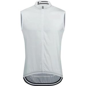 YGLEEULI Fietsen Jas Heren Mannen Fietsen Jassen Zomer Mouwloos Fietsen Vest Fietskleding Kleding Racen Racen (Wit, 4XL)