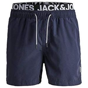 Jack & Jones Jjiaruba Jjswimshorts AKM Db Wb Solid zwembroek
