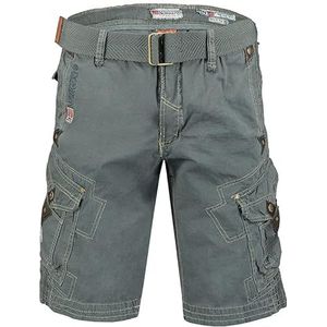 Geographical Norway Cargo short voor heren, bermuda, korte broek, voor in de zomer, blauw, XXL