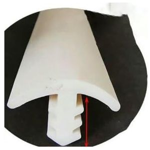 1/2/3,0 m T-vormige voegvuller, afdichtstrip van siliconenrubber voor deuren, ramen en glas, T-type slootvoeg, antibotsingskitstrip - T-78 20x11mm - 2M