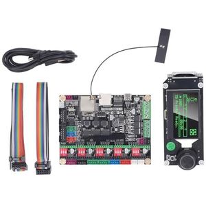 3D Printer Moederbord Kit, 32 Bit Microprocessor 3D Printer Controller Kit 520KB RAM Efficiënt Voor Bestand Afdrukken