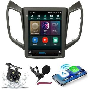Android 14 Autoradio Navi voor Changan EADO 2016 9.7 ""Vertical Screen Multimedia Player met Wireless Carplay GPS Navigatie Bluetooth 5.0 HIFI FM Radio 5G-WiFi SWC,M150s