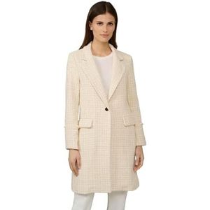 RICANO Perla Korte damesmantel - De elegante beige mantel, beige, XL