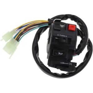 Motorfiets en dimlicht uit elektrische start stuurhoorn schakelaar met chokehendel geschikt for ATV