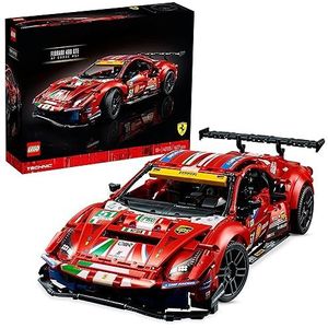 LEGO 42125 Technic Ferrari 488 GTE “AF Corse #51” Super Sportwagen Unieke Collectible en Displaymodel voor Volwassenen