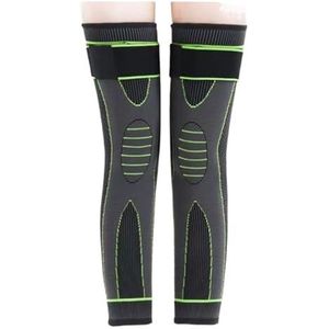 Knieondersteuning, Vormgevende kniebeschermers houden warm en beschermen gewrichten die geschikt zijn for buitensporten Kniebandages(Grün,Large)