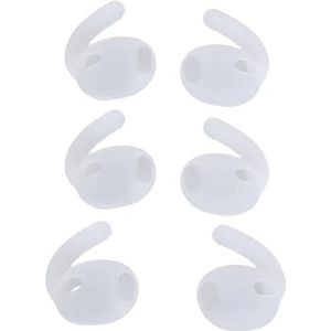 3 Pairs Zachte Siliconen Oor Covers Oor Haken Voor Buds Oordopjes Mouwen