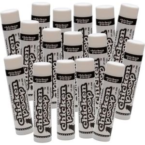 Simone Chickenbone Lippenbalsem, 100% natuurlijke vochtinbrengende crème voor het drogen, gescheurde lippen, 0,15 oz, origineel, verpakking van 16 stuks