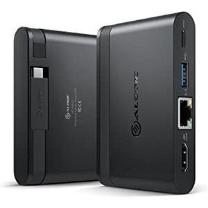 ALOGIC UCTDHDES laptop dock & poortreplicator Bedraad USB 3.2 Gen 1 (3.1 Gen 1) Type-C Zwart