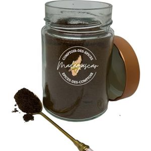 Vanille – puur vanillepoeder bourbon set (100 g) – zuiver gemalen vanillestokje – voor koffie – gebak – ijs – keuken – infusie