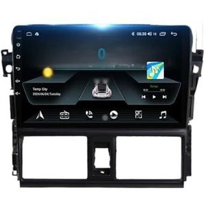 Android WIFI Navigatie Compatibel met TOYOTA VIOS YARIS 2013-2016 Autoradio Draadloze CarPlay Multimedia(A1 1G 32G CAM)
