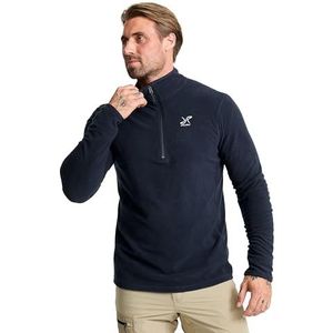 RevolutionRace Hiker Half-Zip Fleece voor Heren, Lichtgewicht en rekbare half-zip fleece, Deep Navy, S