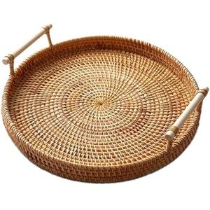KADAX Geschenkmand, universele rieten mand, hoogwaardig handvat, flessenmand, snoepmand, gevlochten opbergmand, presentmand (wit, groot