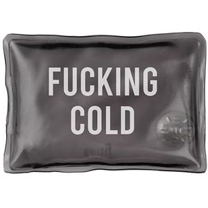 Fisura - Originele handwarmer. Originele mini gel handwarmer. Herbruikbare zakwarmer. Voor buitenactiviteiten. (1 unit, ""Cold"", zwart)