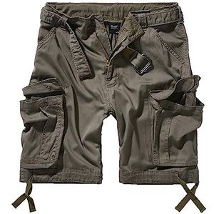 Brandit Indian zomershorts, cargoshorts voor heren, Olijf (1), S