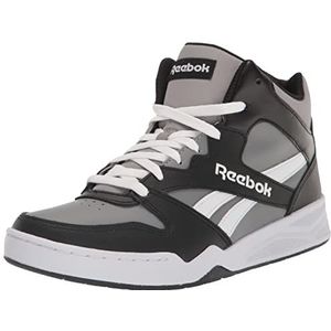 Reebok Men's BB4500 Hi High Top Basketball Shoe, Pure Grey/Black/White, 13 Wide
