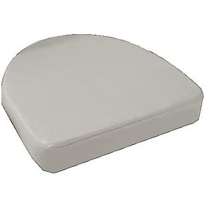 Waigg Kii Stoelzitkussen waterdicht stoelkussen voor tuin/huis, U-vormig zitkussen voor eetkamer, dikke stoelkussens voor patio, keuken, kantoor (40x40x3 cm, beige)