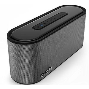 Bluetooth luidspreker, 20 W, draadloze luidspreker, muziekbox, dubbele driver, draadloze luidspreker met zuivere bas, ingebouwde microfoon en TF-kaart, ondersteunt draagbare soundbox, bluetooth, grijs