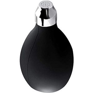 Kapper poeder Spray fles Rubber Lege poeder Blower navulbare haarvezel Applicator (zwart)