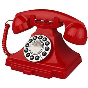 Telefoon met snoer, retro vaste en klassieke antieke telefoons voor thuis, oude mode huishoudelijk en kantoor gebruik