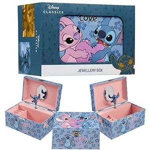 Disney - Sieradendoos - Blauw - Muzikaal - Draaiende Figuur - Organizer voor Meisjes