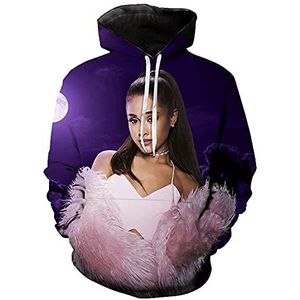 JFLY Ariana Grande Hoodie, uniseks, 3D-print, casual, hiphop, sweatshirt, streetwear, tops
