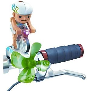 POWERplus Chipmunk windkracht fietsers LED licht speelgoed bouwpakket - wit / groen
