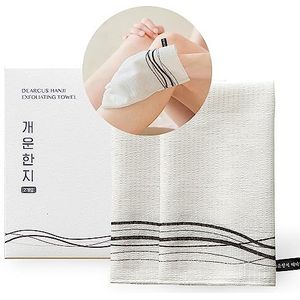 Koreaanse Exfoliërende Washandje Handdoek 2 Stks, Hanji Bad Washandjes Mitt Scrub Lichaam Washandje, Huid Irritatie Gratis Koreaanse Moerbei Schors Herbruikbare Zachte En Zachte Schrobben