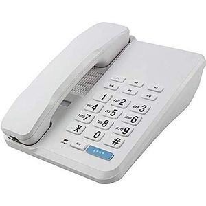 Telefoon Thuis Telefoon Retro Telefoon voor Vaste Vaste Mode Creatieve Touw Dital Kantoor Thuis Vaste Telefoon (Wit)