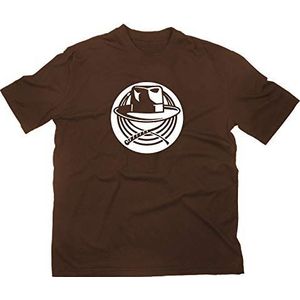 Indiana Jones fanshirt fan t-shirt, bruin, XL