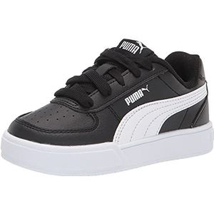 PUMA Caven Sneakers voor kinderen, uniseks, Zwart Wit, 18.0 cm