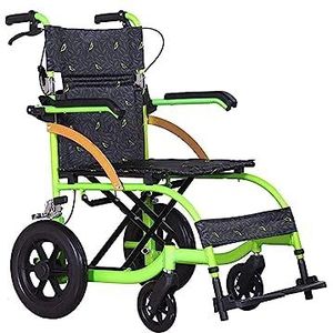 Handmatige rolstoelen voor volwassenen, draagbare multifunctionele aluminiumlegeringsstoel, opvouwbaar, lichtgewicht, toegang voor ouderen met een handicap